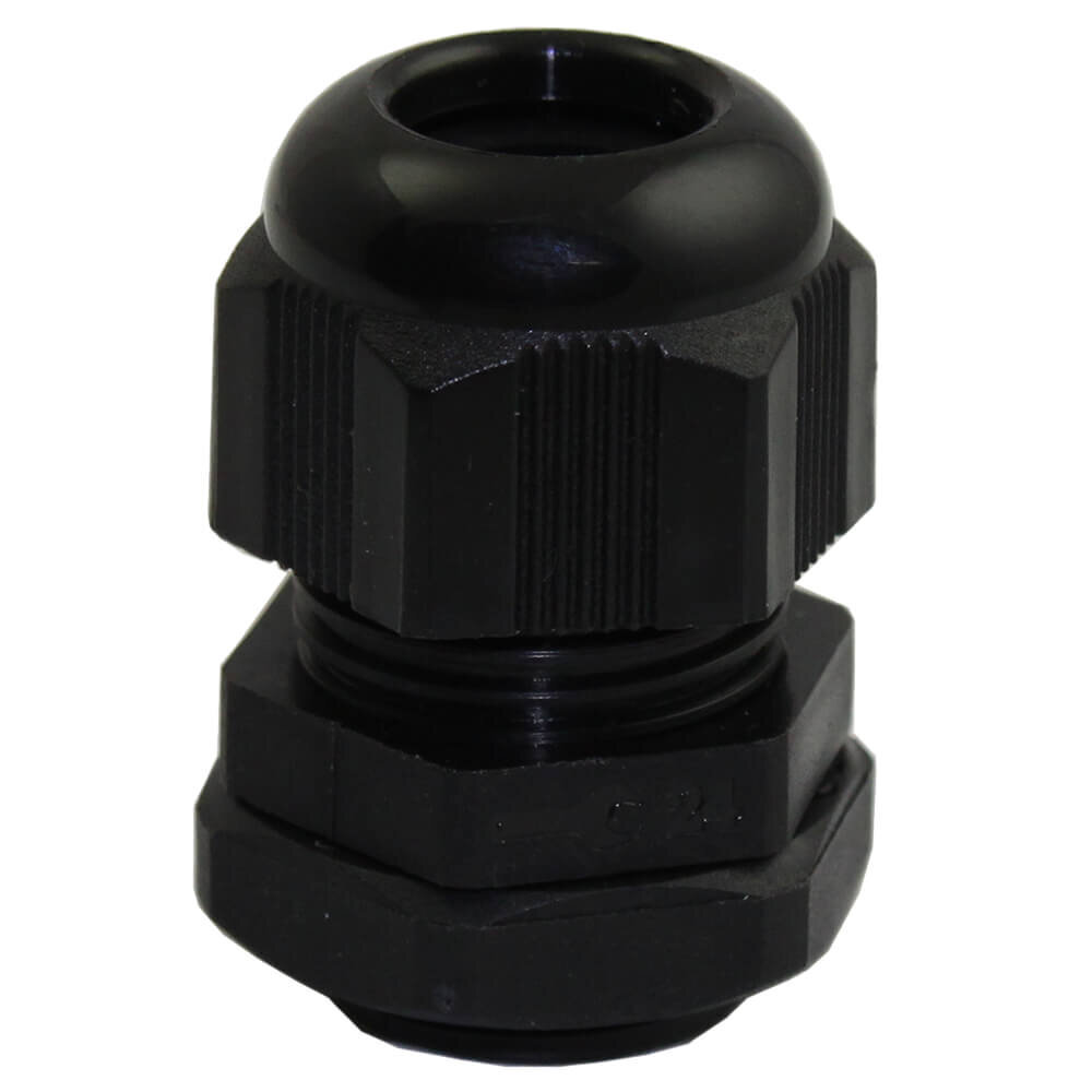 CABLE GLANDS - BLACK - PG13.5 - Ø 6 - 12mm