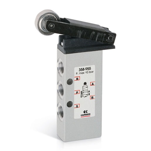 MECHANICAL OP. VALVE- LEVER 5/2 MONOSTABLE 1/8