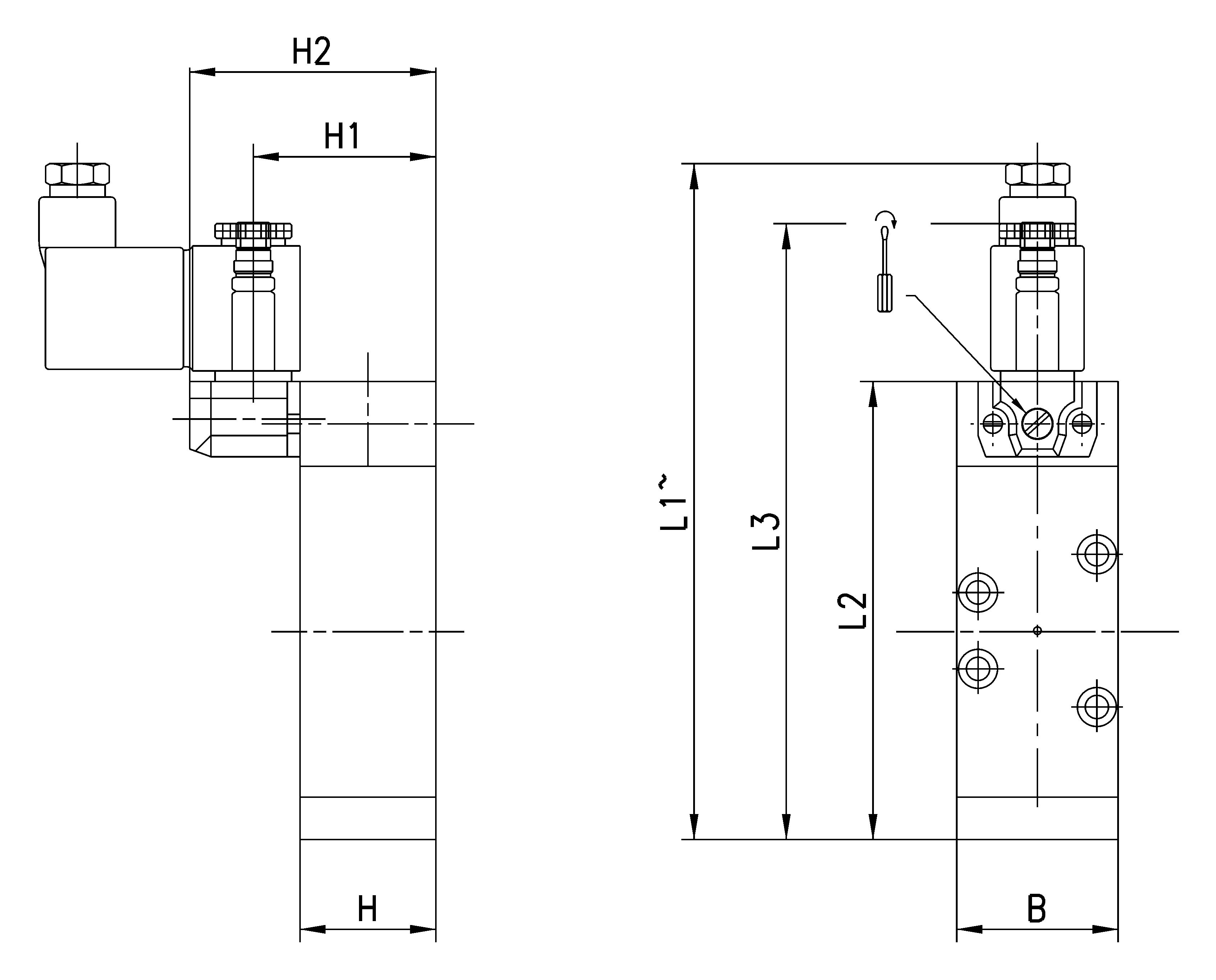 SOLENOID VALVE 5/2 MONOSTABLE ISO 1-2
