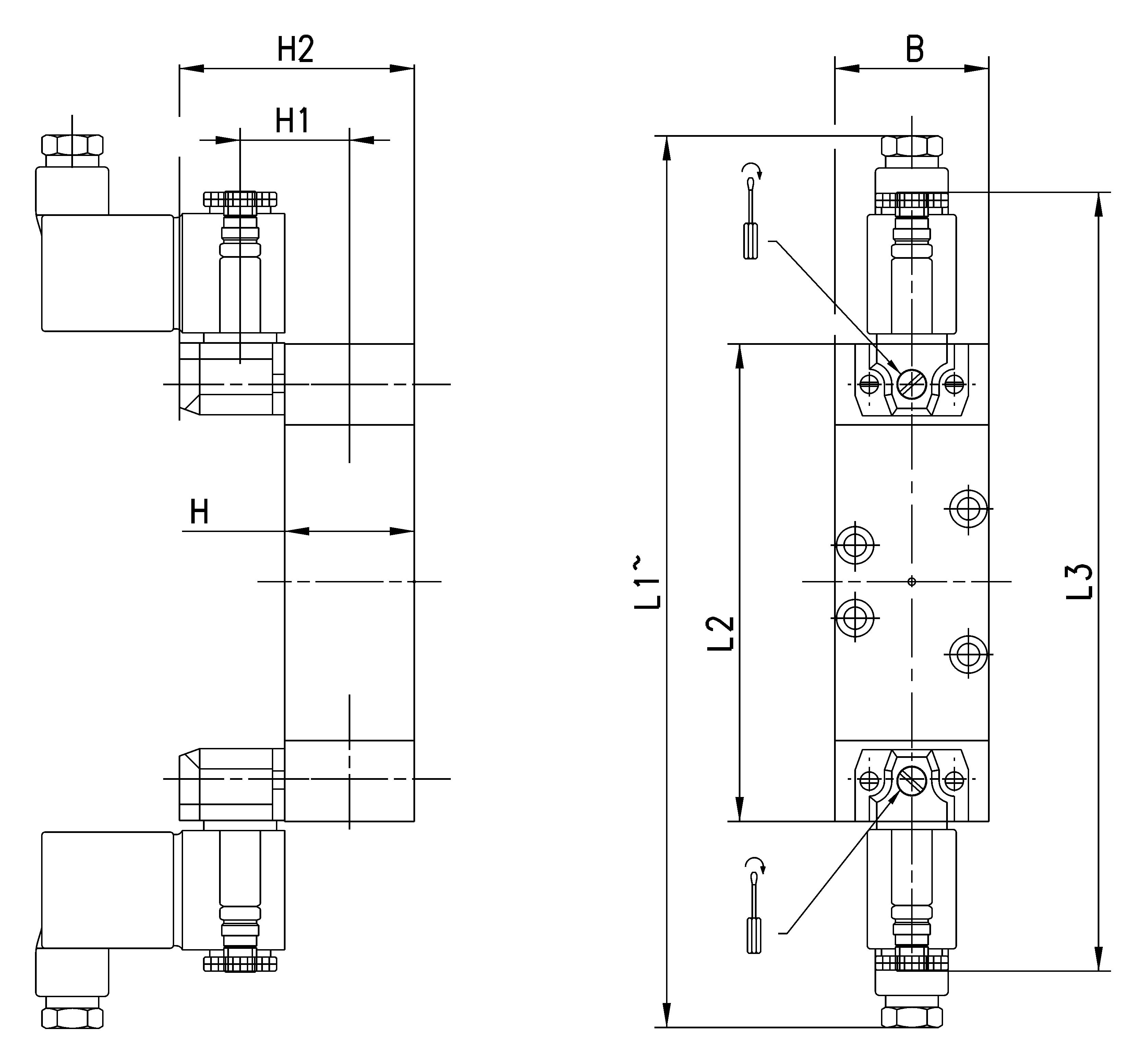 SOLENOID VALVE 5/2 BISTABLE ISO 3-2