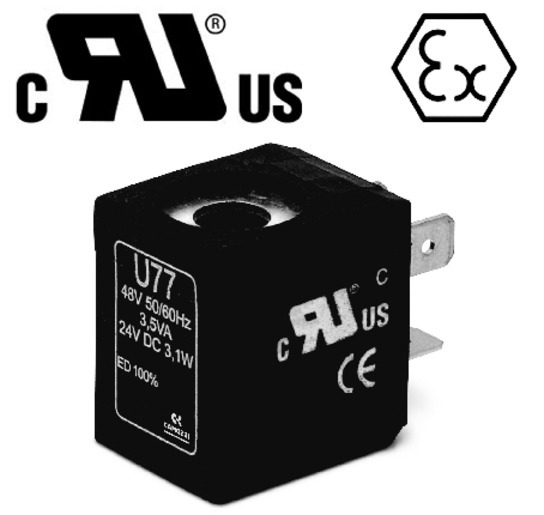 SOLENOID COIL 24VDC- 48VAC 3.1 W