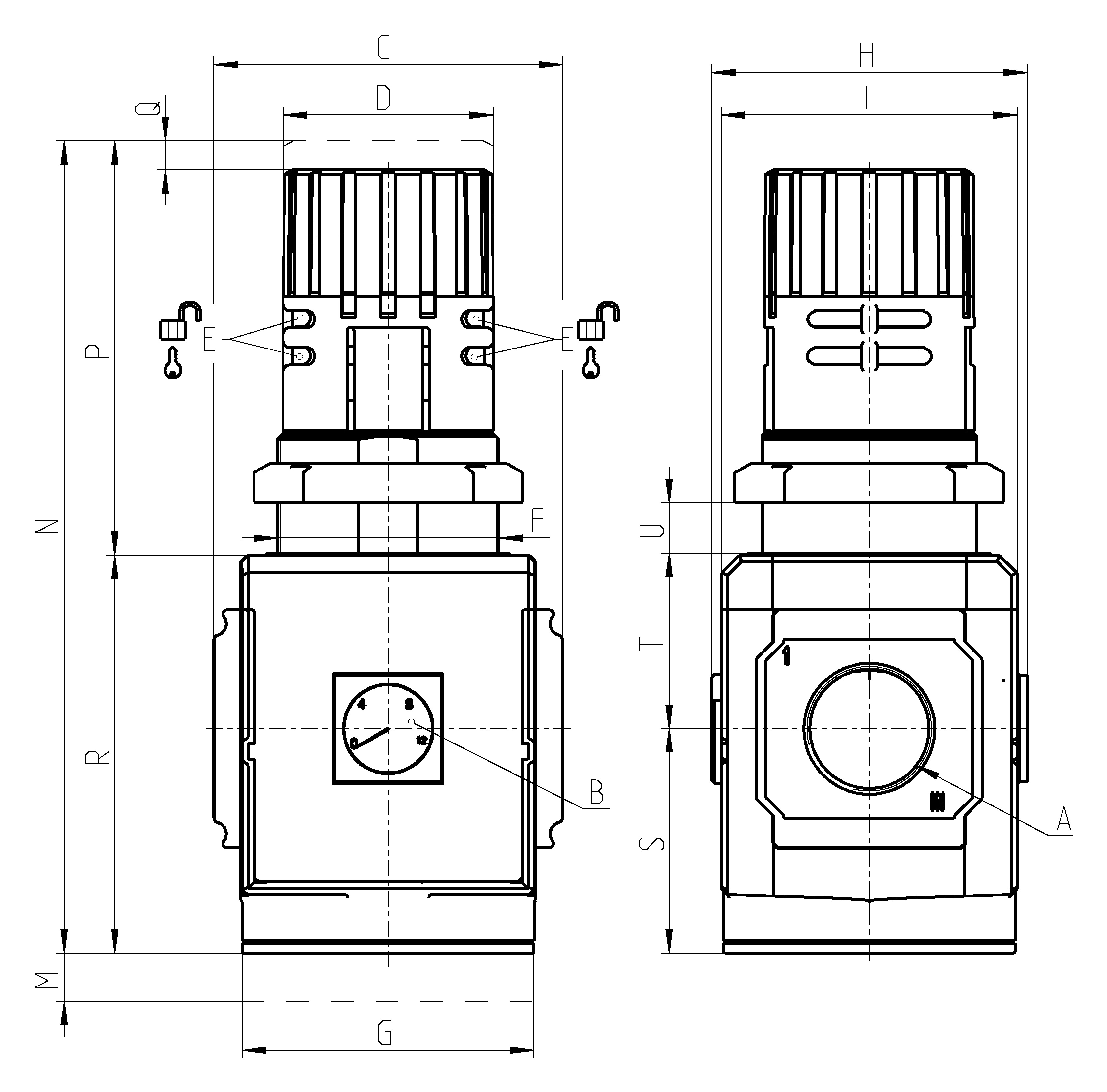 PRESSURE REGULATOR MX3 SERIES 1-2