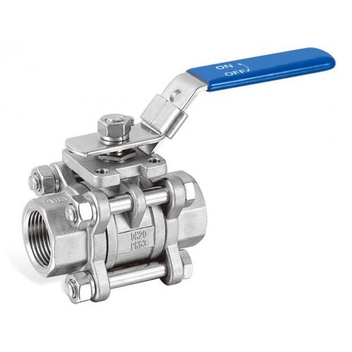 2 WAY BALL VALVE 3 3PCS SS316 ISO5211 17X17