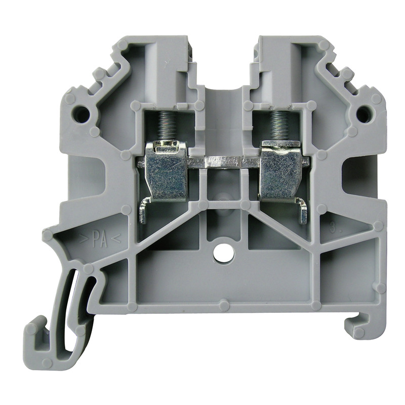 SCREW TERMINAL 2.5MM 2 CONNECTIONS GREY