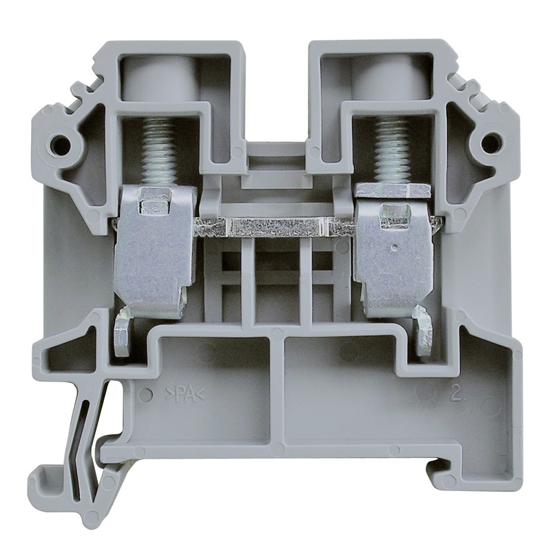 SCREW TERMINAL 16MM 2 CONNECTIONS GREY